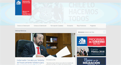 Desktop Screenshot of gobernacioncopiapo.gov.cl